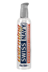 Swiss Navy Warming Lubricant 4 Ounce 118 ml Water Based Lube
